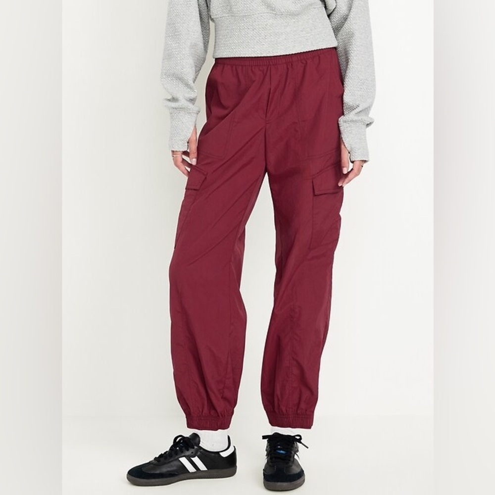 Old Navy High Waisted Ankle Zip Cargo Joggers